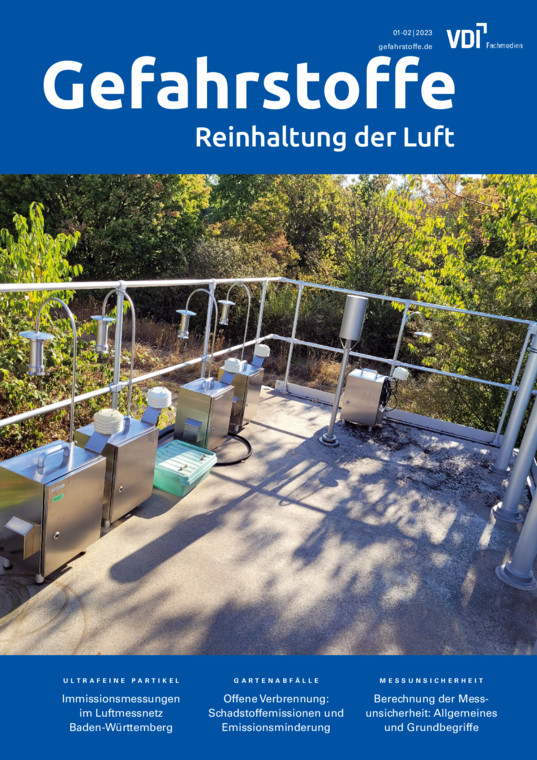 Gefahrstoffe - Reinhaltung der Luft