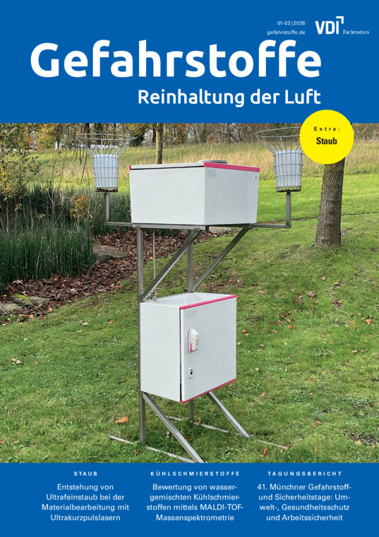 Gefahrstoffe - Reinhaltung der Luft