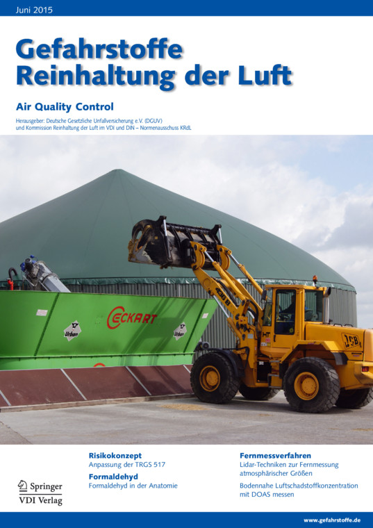 Gefahrstoffe - Reinhaltung der Luft