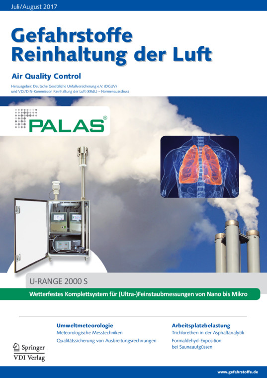 Gefahrstoffe - Reinhaltung der Luft