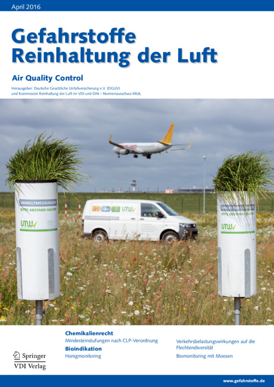 Gefahrstoffe - Reinhaltung der Luft