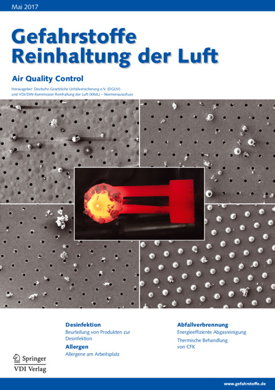 Gefahrstoffe - Reinhaltung der Luft