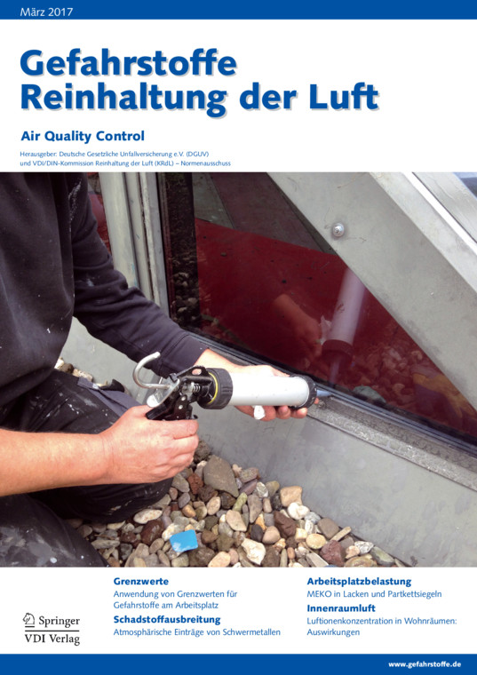 Gefahrstoffe - Reinhaltung der Luft