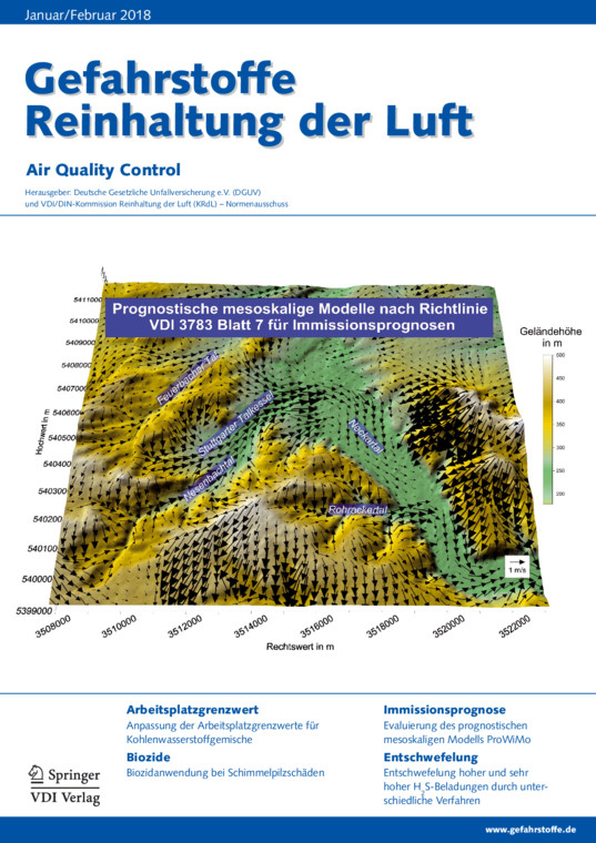 Gefahrstoffe - Reinhaltung der Luft