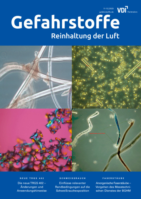 Gefahrstoffe - Reinhaltung der Luft