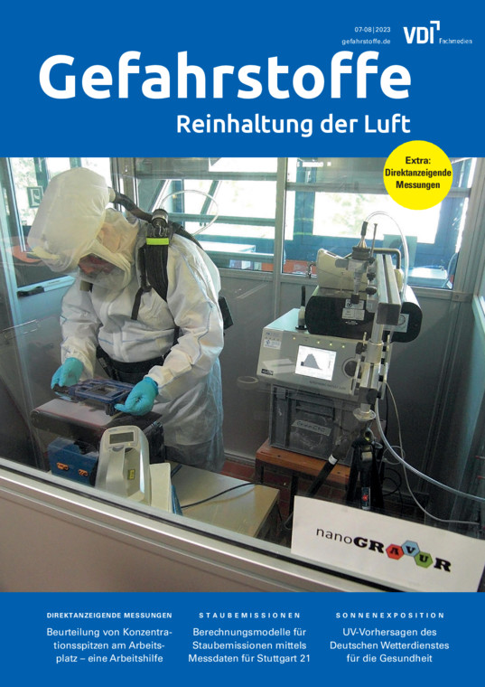 Gefahrstoffe - Reinhaltung der Luft