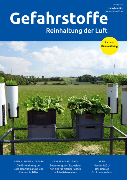 Gefahrstoffe - Reinhaltung der Luft