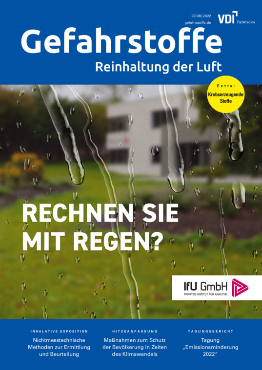 Gefahrstoffe - Reinhaltung der Luft