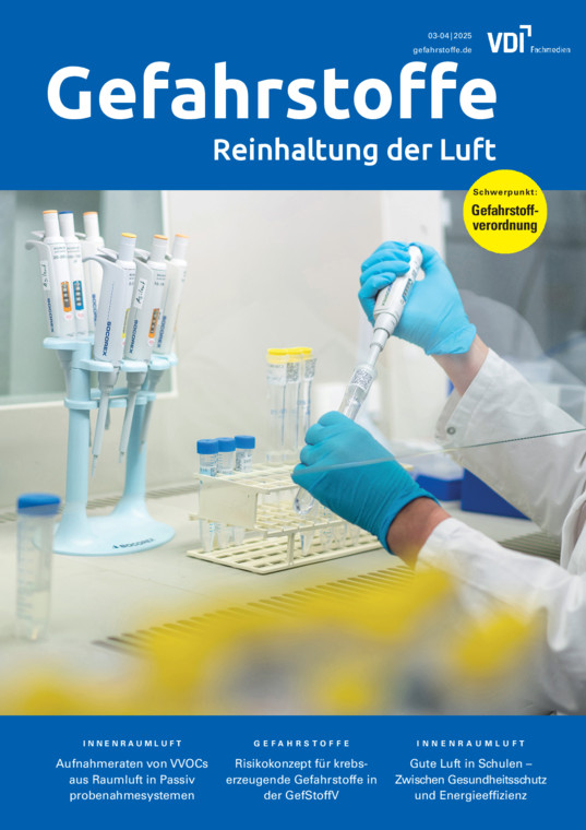 Gefahrstoffe - Reinhaltung der Luft